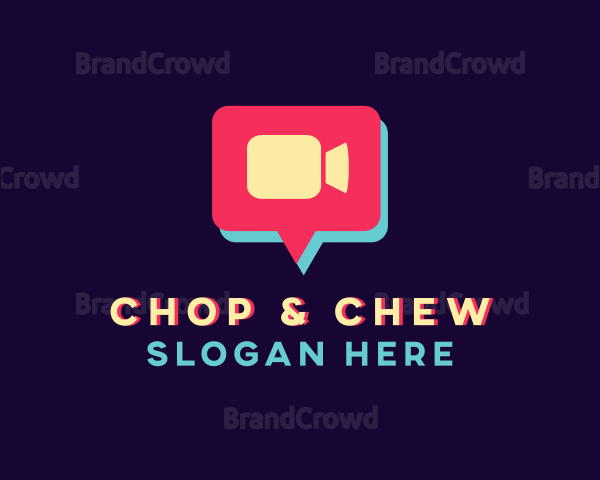 Video Camera Chat Logo