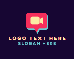 Internet - Video Camera Chat logo design