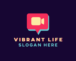 Live - Video Camera Chat logo design