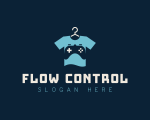 Gamer Apparel Controller T-shirt logo design