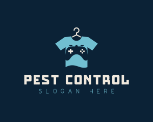 Gamer Apparel Controller T-shirt logo design