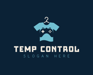 Gamer Apparel Controller T-shirt logo design