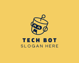 Robot - Artificial Intelligence Robot Bot logo design