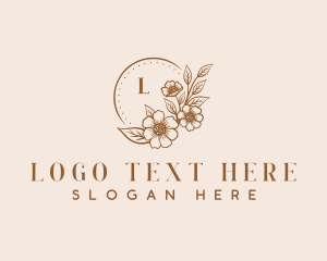 Plant - Nature  Floral Wedding logo design