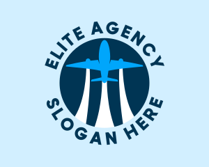 Airline Travel Agency logo design