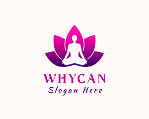 Lotus Flower Yoga Logo