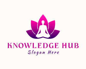 Regimen - Lotus Flower Yoga logo design