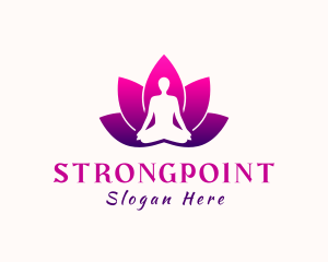 Treatment - Lotus Flower Yoga logo design