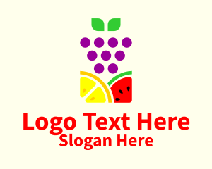 Organic Fruit Market  Logo