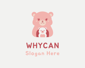 Pediatrician - Mommy Baby Bear logo design