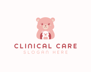 Mommy Baby Bear logo design