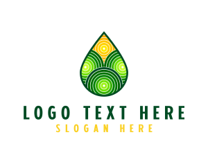 Dew - Organic Environmental Farming logo design