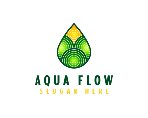 Irrigation - Organic Environmental Farming logo design