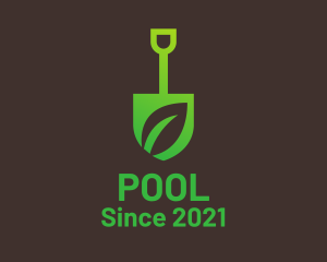Gardening - Eco Leaf Shovel logo design