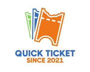 Ticket - Coupon Ticket Bites logo design