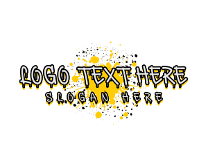 Urban - Urban Splatter Ink logo design