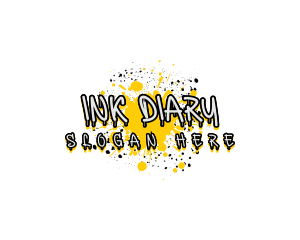 Urban Splatter Ink logo design