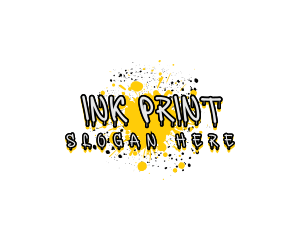 Urban Splatter Ink logo design