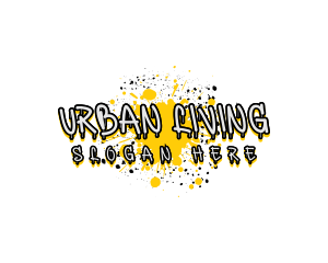 Urban Splatter Ink logo design