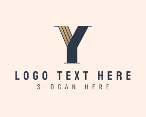 Lettermark - Elegant Company Firm logo design