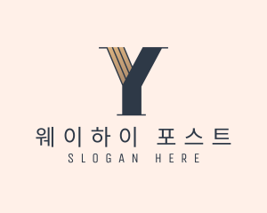 Elegant Company Firm Letter Y logo design