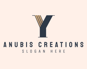 Elegant Company Firm Letter Y logo design