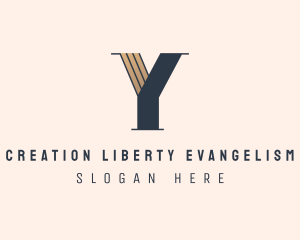 Elegant Company Firm Letter Y logo design