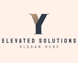 Elegant Company Firm Letter Y logo design