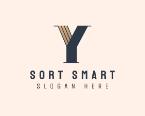 Elegant Company Firm Letter Y logo design