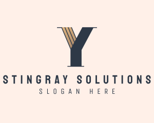 Elegant Company Firm Letter Y logo design