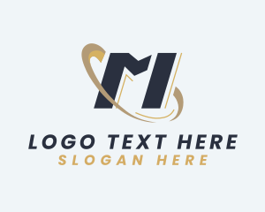 Courier Service - Marketing Firm Letter M logo design
