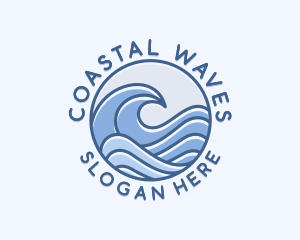 Coast - Coastal Ocean Waves logo design