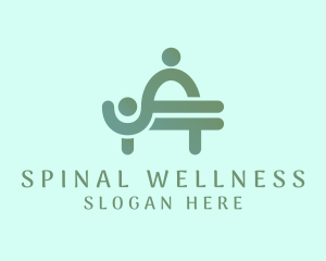 Spinal - Chiropractor Massage Physiotherapist logo design