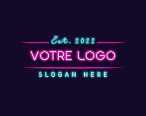 Streamer - Modern Neon Gaming logo design
