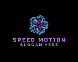 Motion - Software Motion Circuit logo design