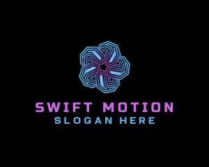 Motion - Software Motion Circuit logo design