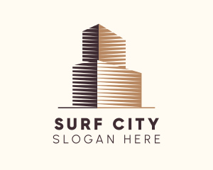 City Building Tower  logo design