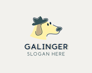 Hat - Dog Hat Cartoon logo design