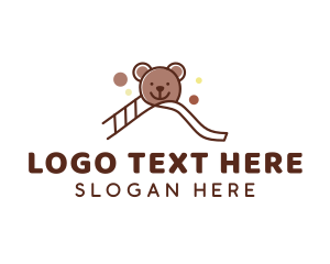 Bear - Bear Playground Daycare logo design