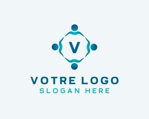 Customer Service - Human Social Group logo design