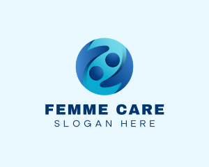 People Care Foundation logo design