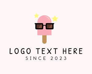 Ice Cream - Ice Cream Popsicle Shades logo design