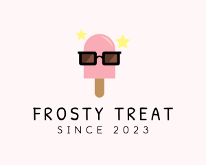 Ice Cream Popsicle Shades logo design