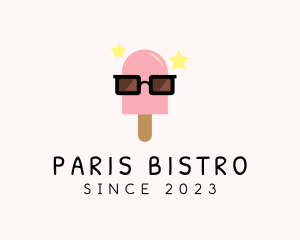 Ice Cream Popsicle Shades logo design