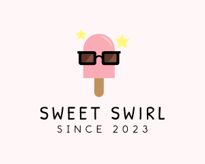 Soft Serve - Ice Cream Popsicle Shades logo design