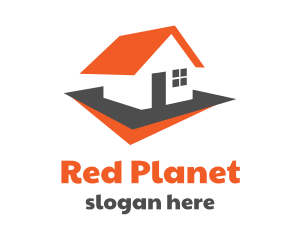 Red Roof House logo design