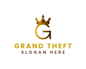 Stockholder - Crown Jewel Letter G logo design