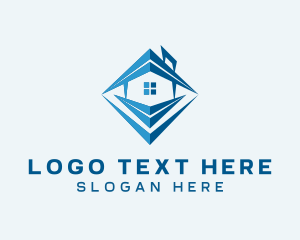 Geometric House Architecture Logo