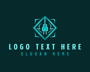 Industrial - Energy Electric Plug logo design