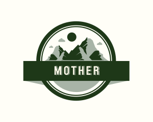 Resort - Outdoor Mountain Peak logo design
